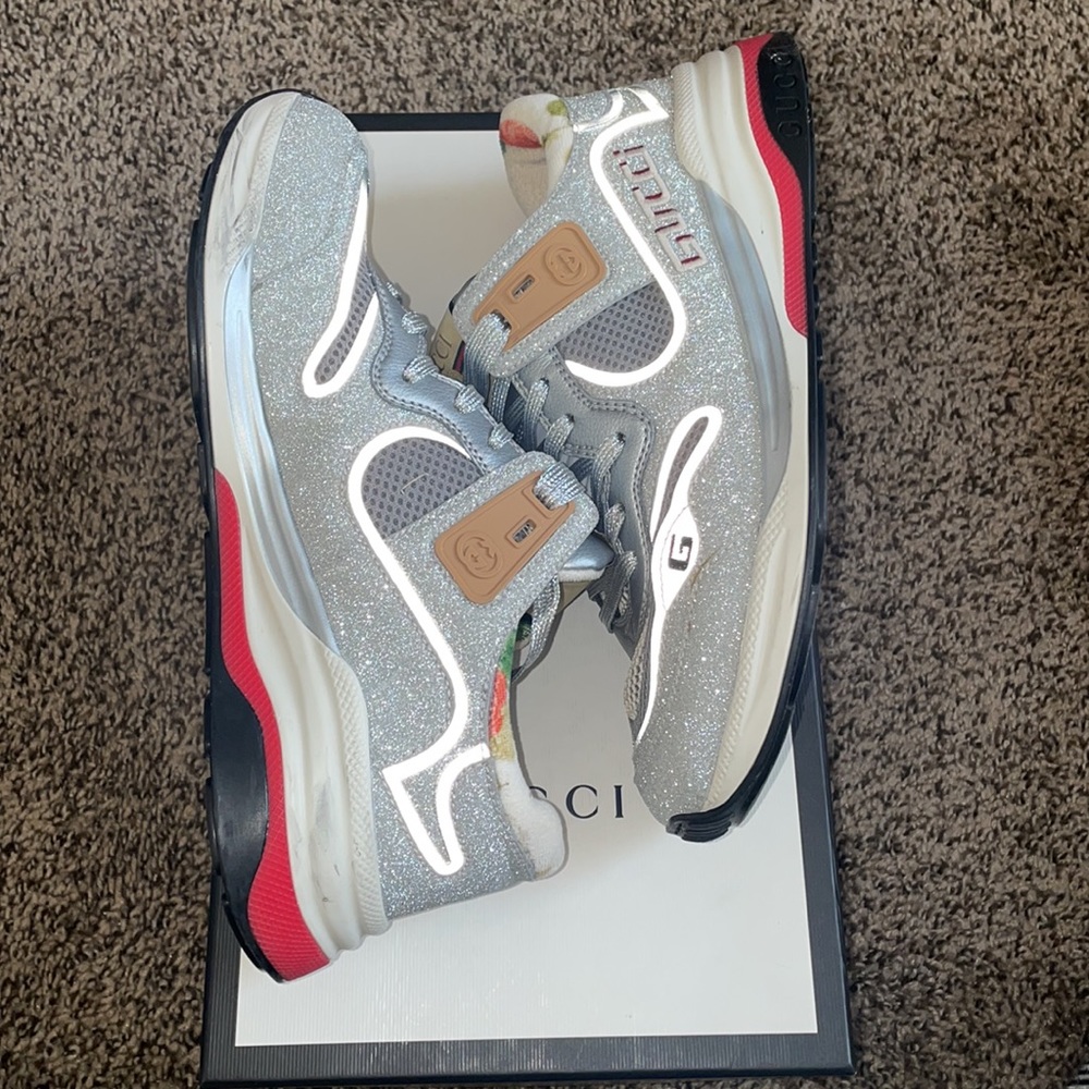 Women’s sparkle Gucci sneakers